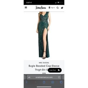 Mac Duggal evening gown size 4 worn once